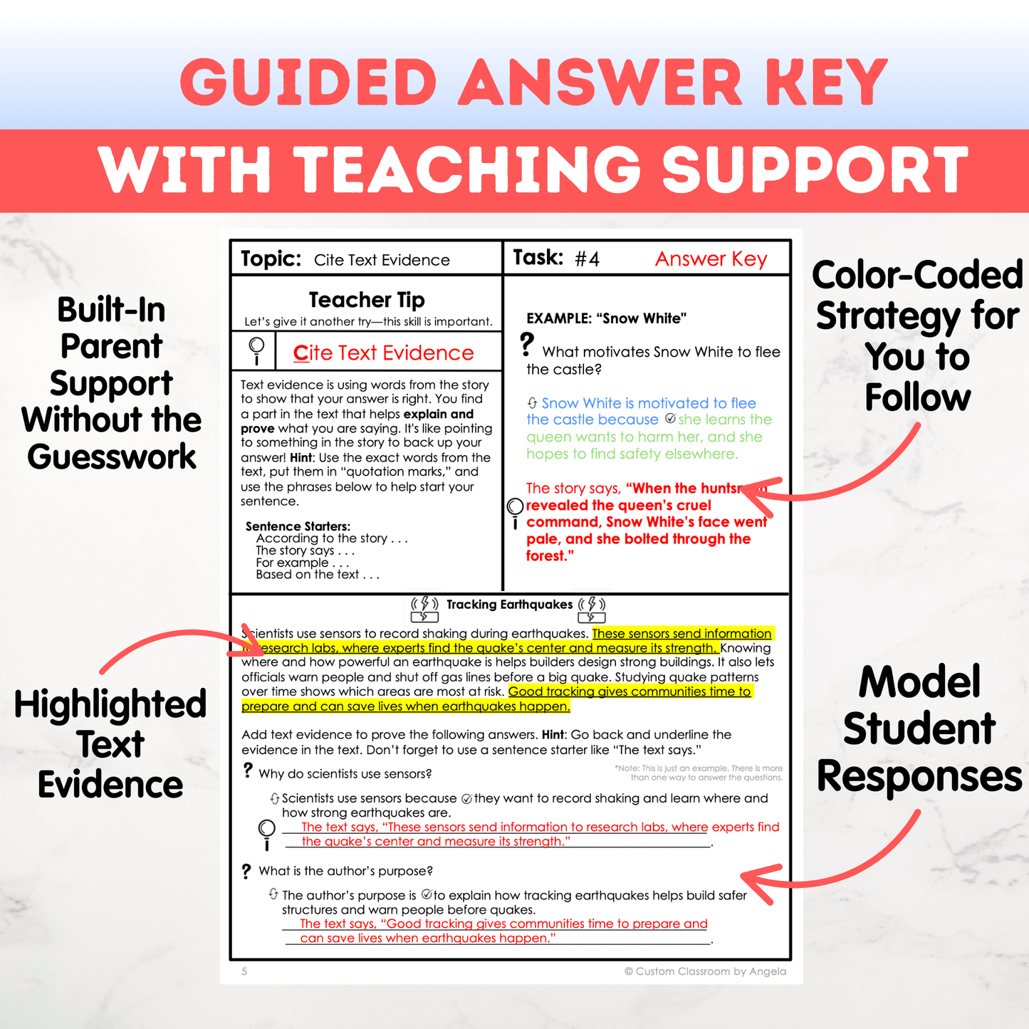 7th Grade Writing Workbook - Digital PDF