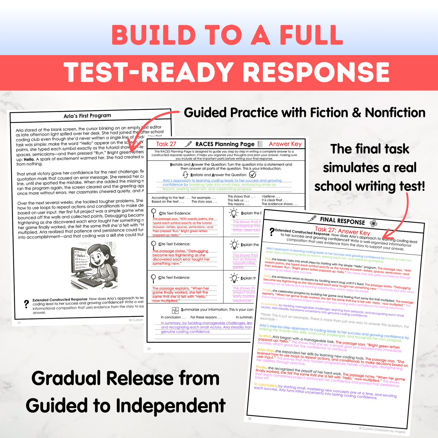7th Grade Writing Workbook - Digital PDF