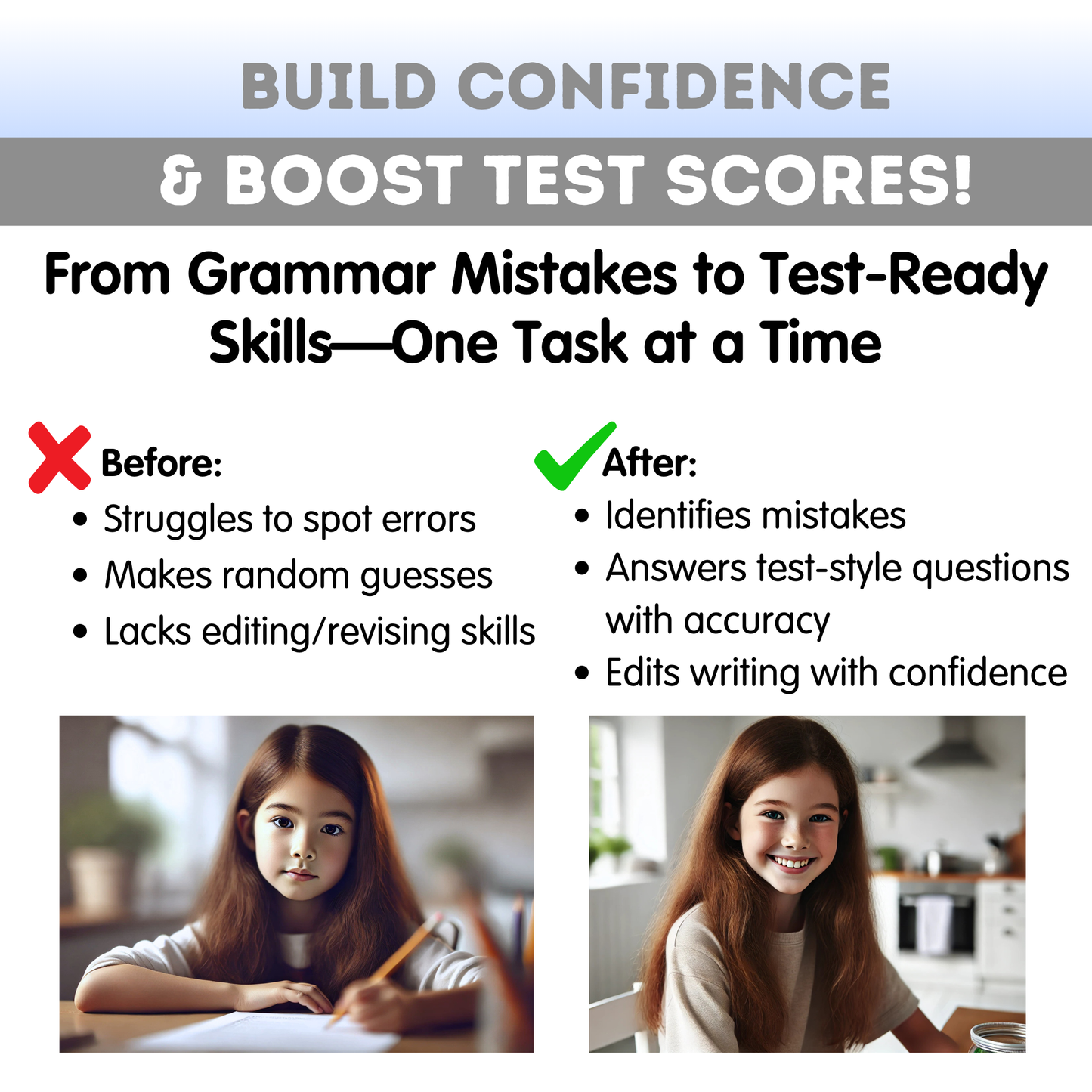 3rd Grade Grammar Workbook (Editing & Revising) - Digital PDF