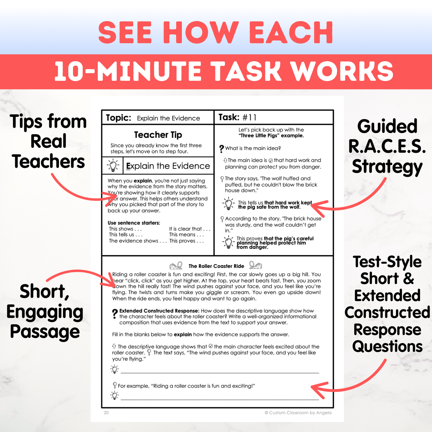 3rd Grade Writing Workbook - Digital PDF