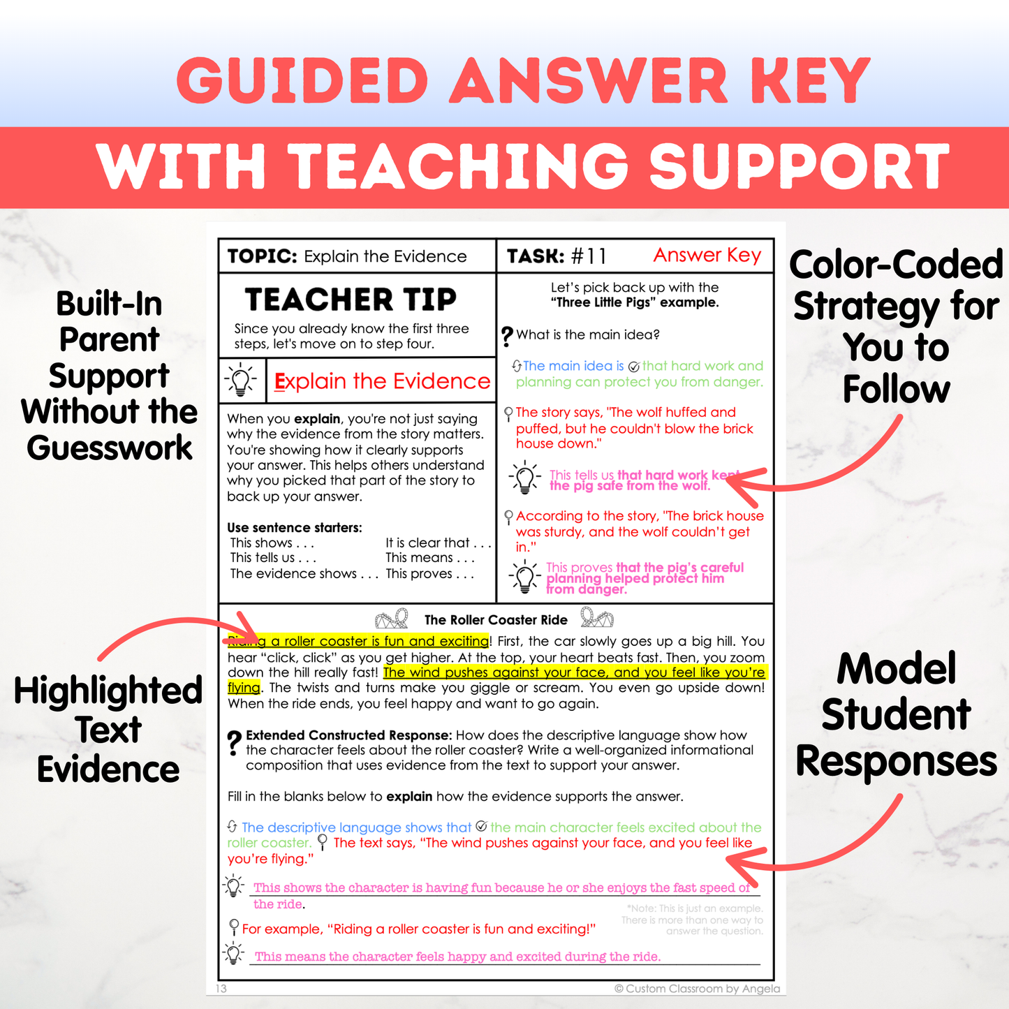 3rd Grade Writing Workbook - Digital PDF