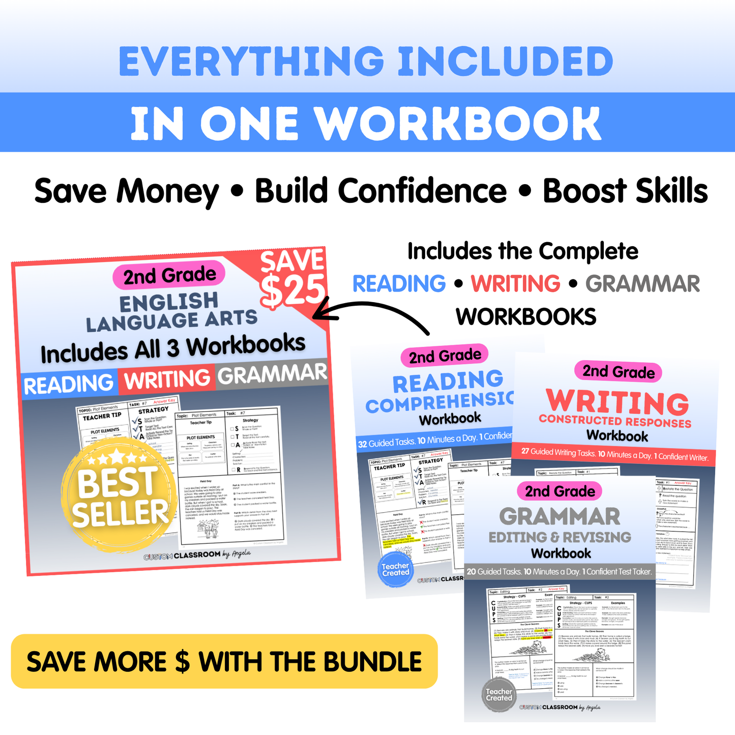 2nd Grade Reading Comprehension Workbook
