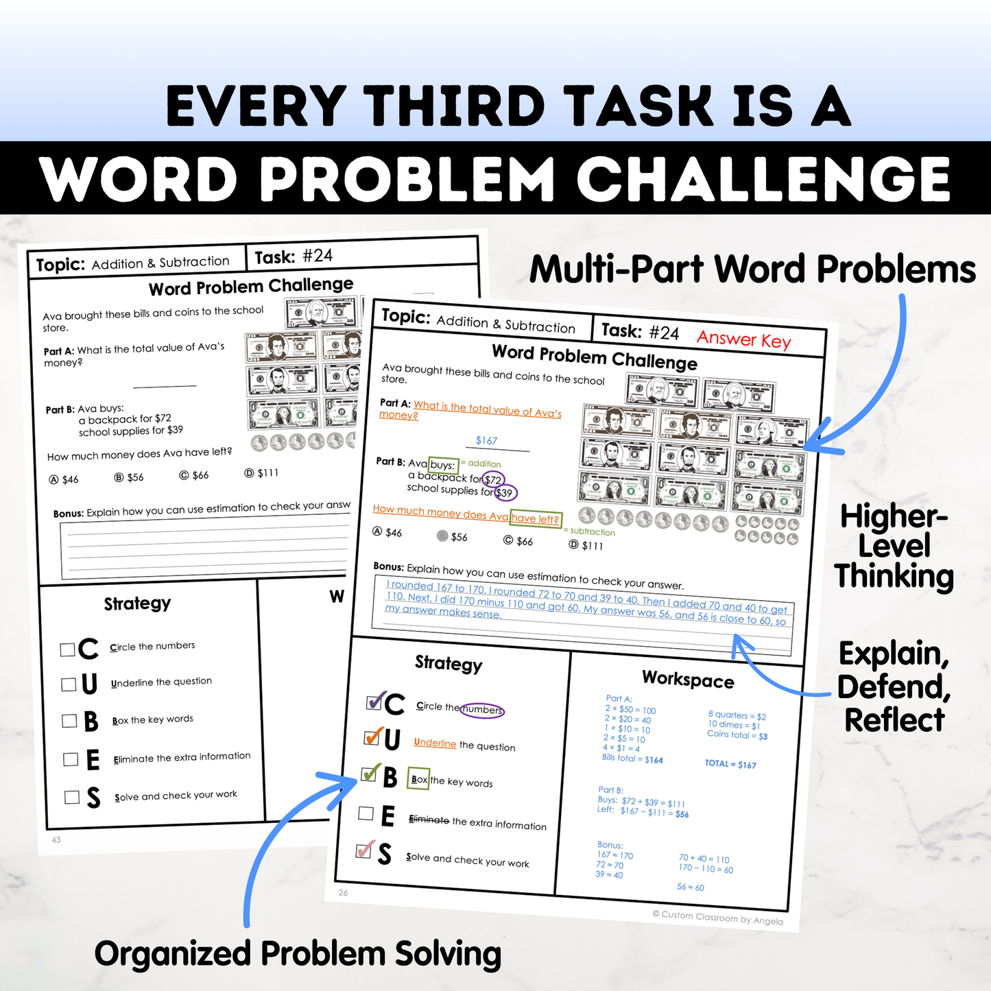 3rd Grade Math Test Prep Workbook