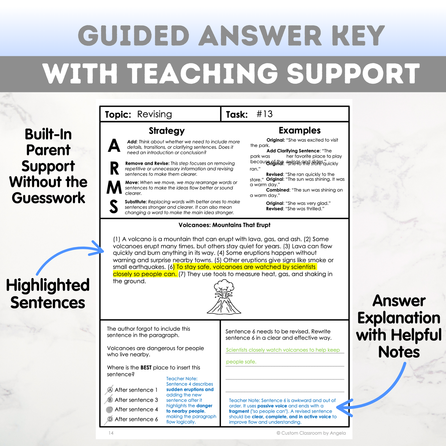 5th Grade Grammar Workbook (Editing & Revising) - Digital PDF