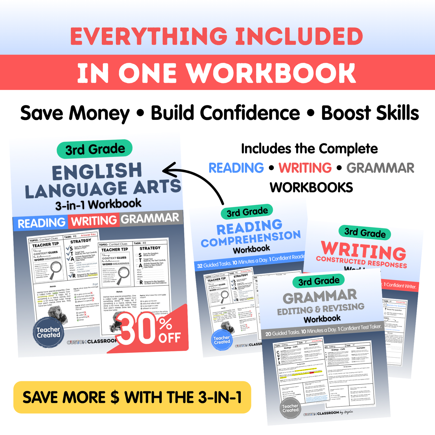 3rd Grade Writing Workbook