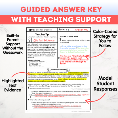 7th Grade Writing Workbook - Digital PDF