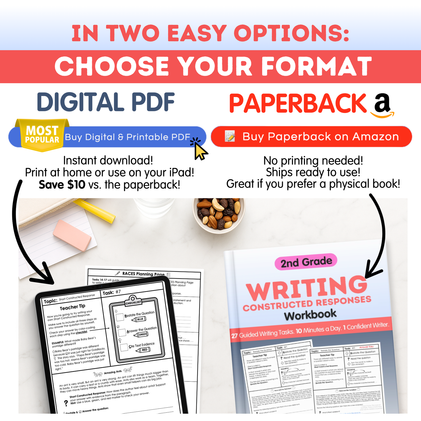 2nd Grade Writing Workbook