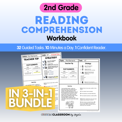 2nd Grade Reading Comprehension Workbook