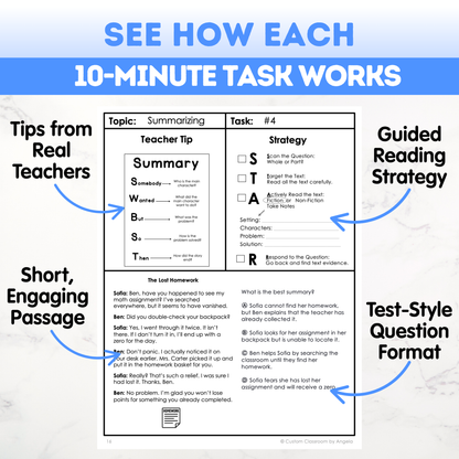 2nd Grade Reading Comprehension Workbook