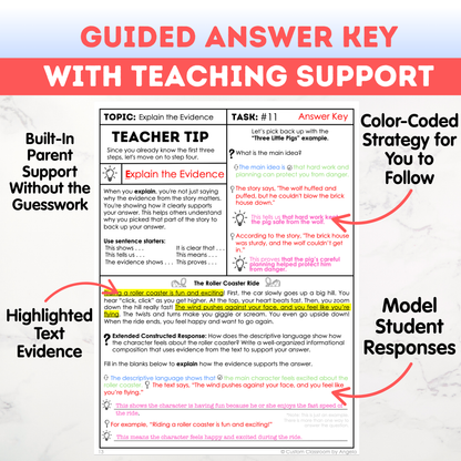 3rd Grade Writing Workbook - Digital PDF