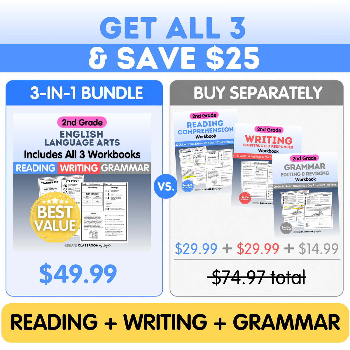 2nd Grade Reading Comprehension Workbook