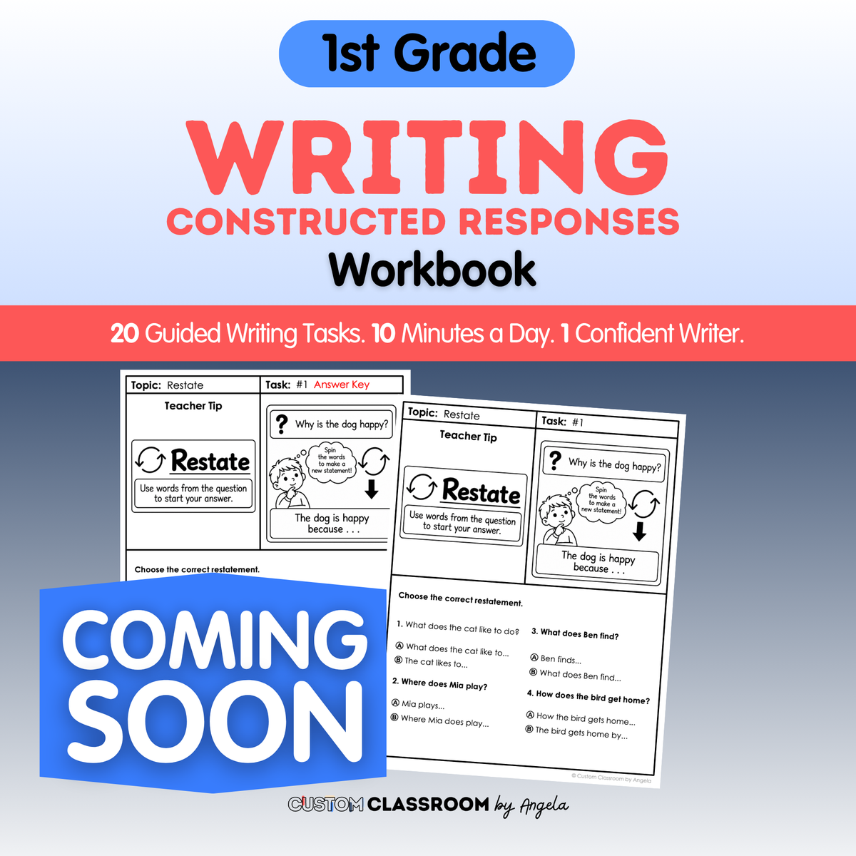 1st Grade Writing Workbook