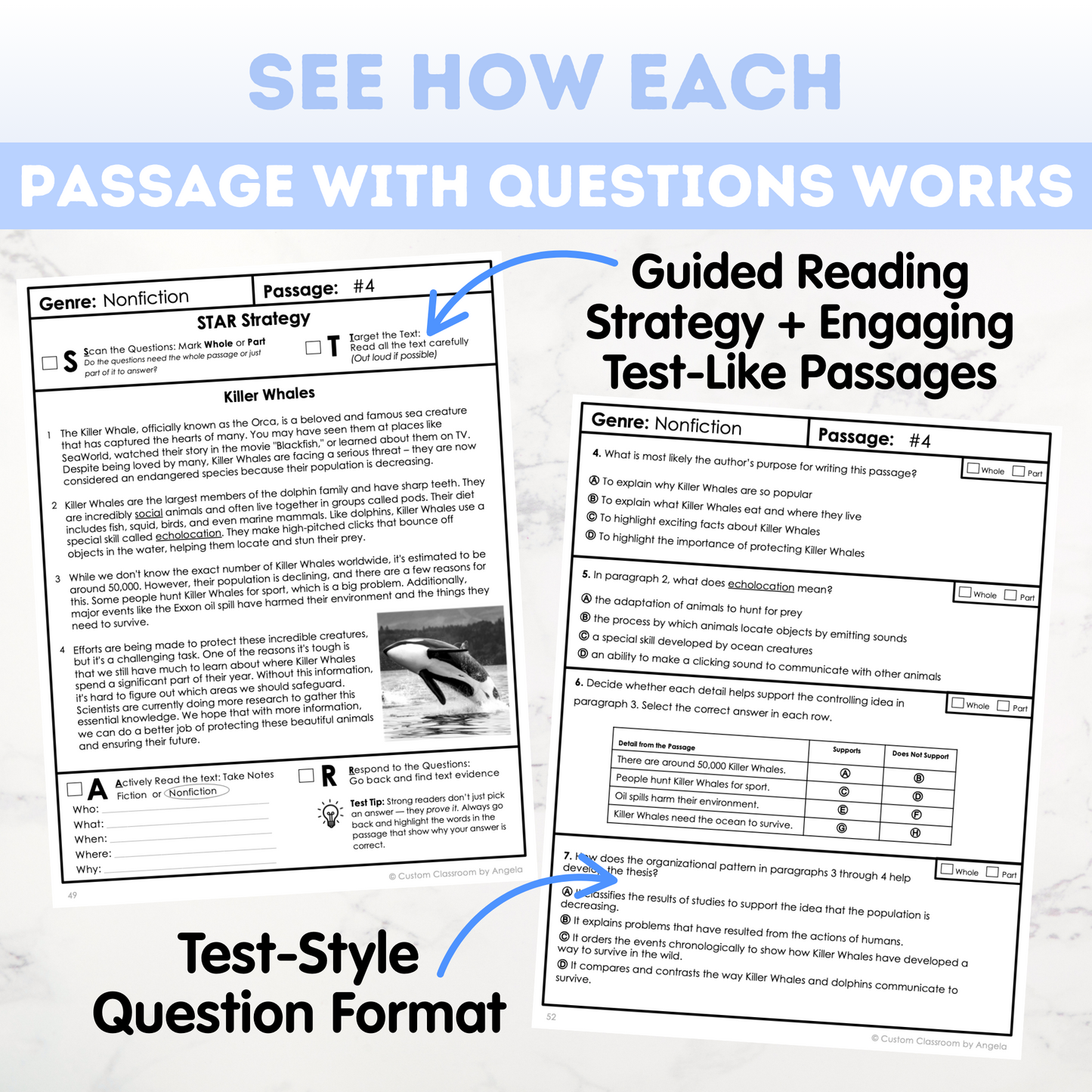 8th Grade Reading & Writing Test Prep Workbook