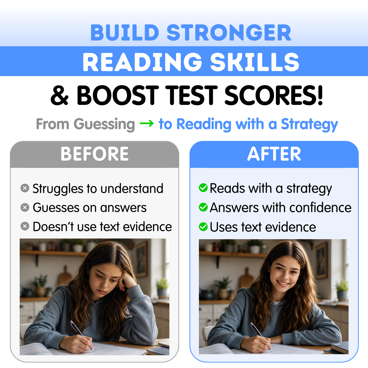 7th Grade Reading Comprehension Workbook