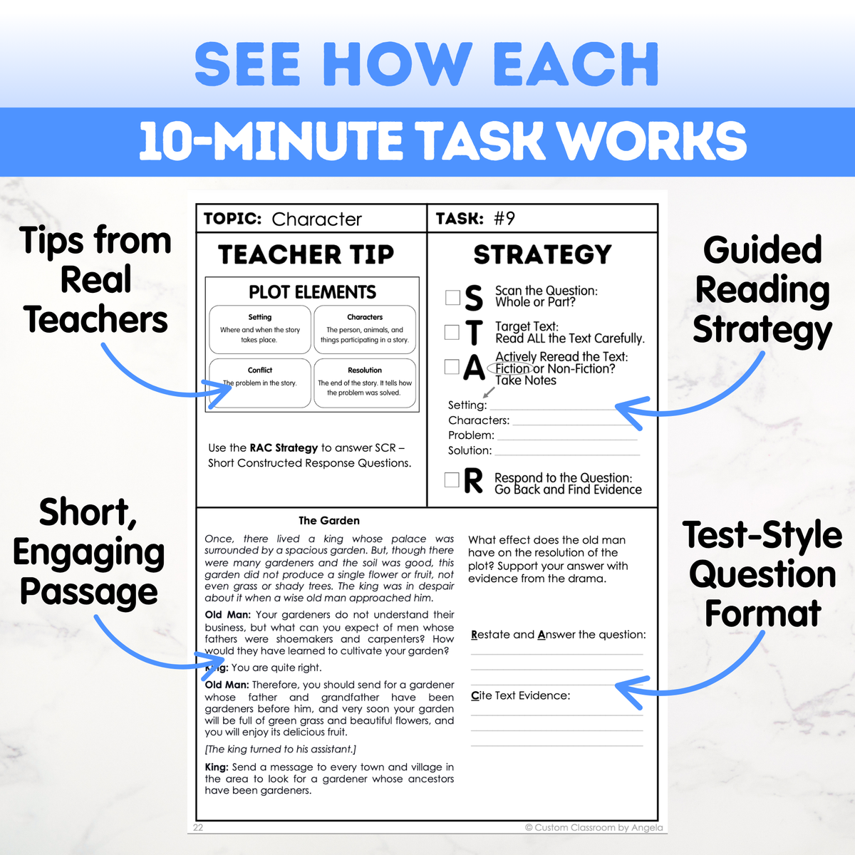 6th Grade Reading Comprehension Workbook