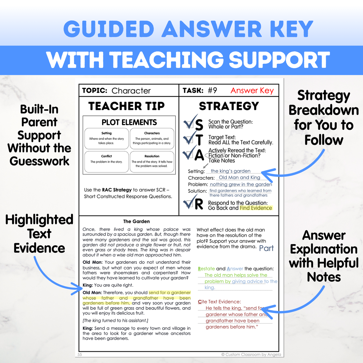 6th Grade Reading Comprehension Workbook