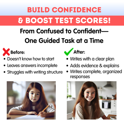 4th Grade Writing Workbook - Digital PDF