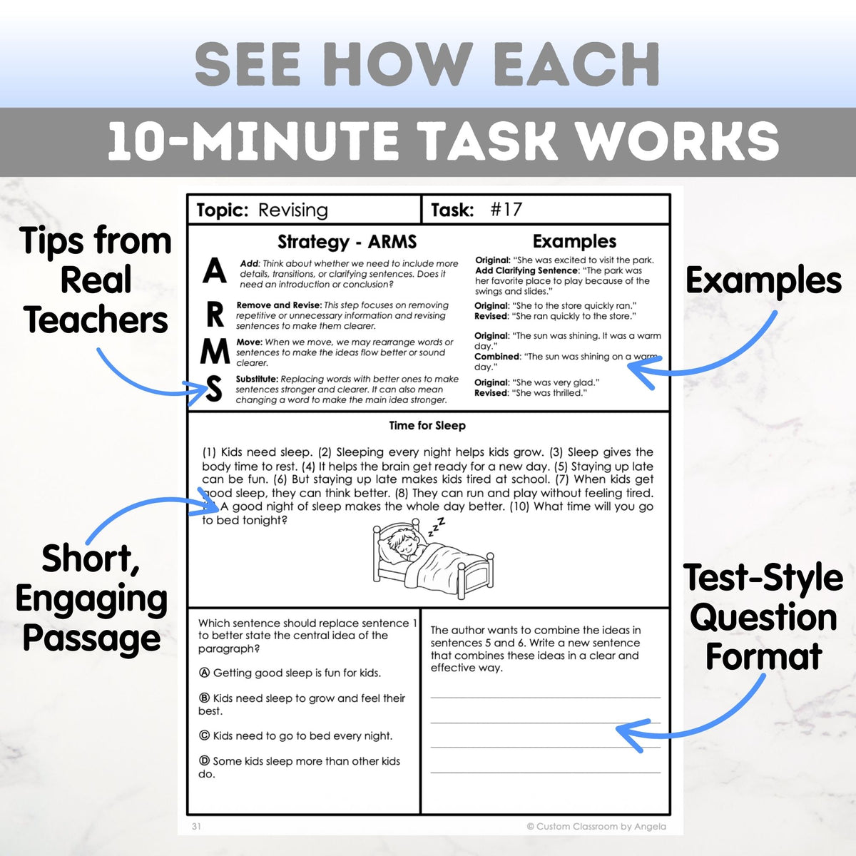 2nd Grade Grammar Workbook (Editing & Revising)