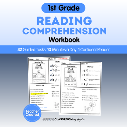 1st Grade Reading Comprehension Workbook