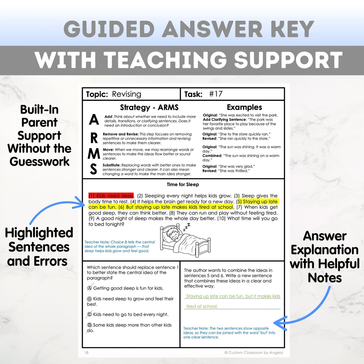 2nd Grade Grammar Workbook (Editing & Revising)