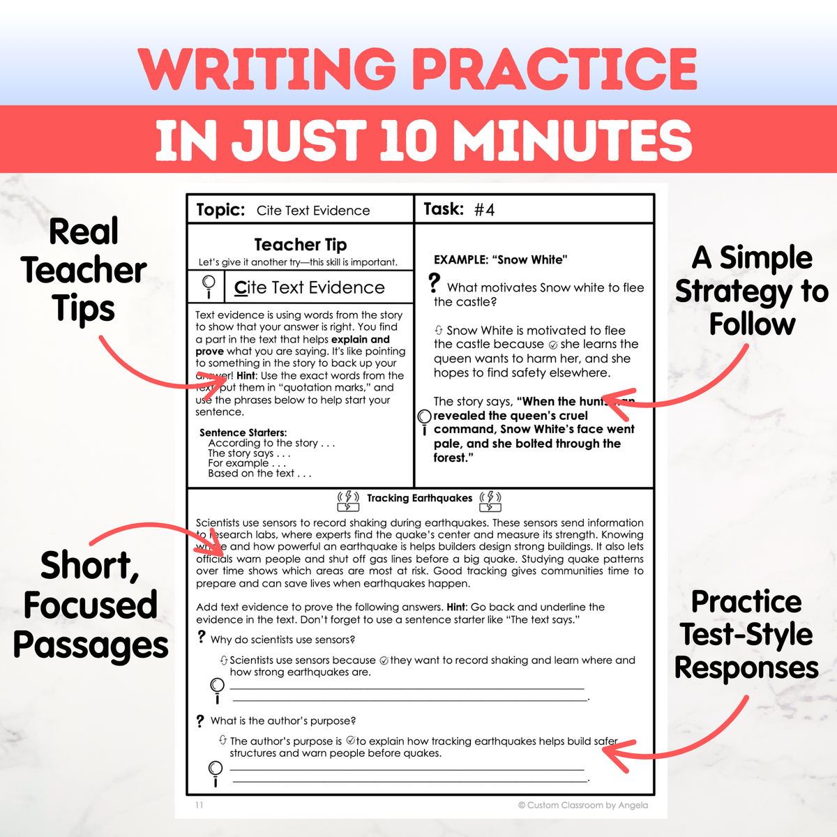 7th Grade Writing Workbook