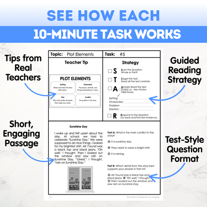 3rd Grade Reading Comprehension Workbook