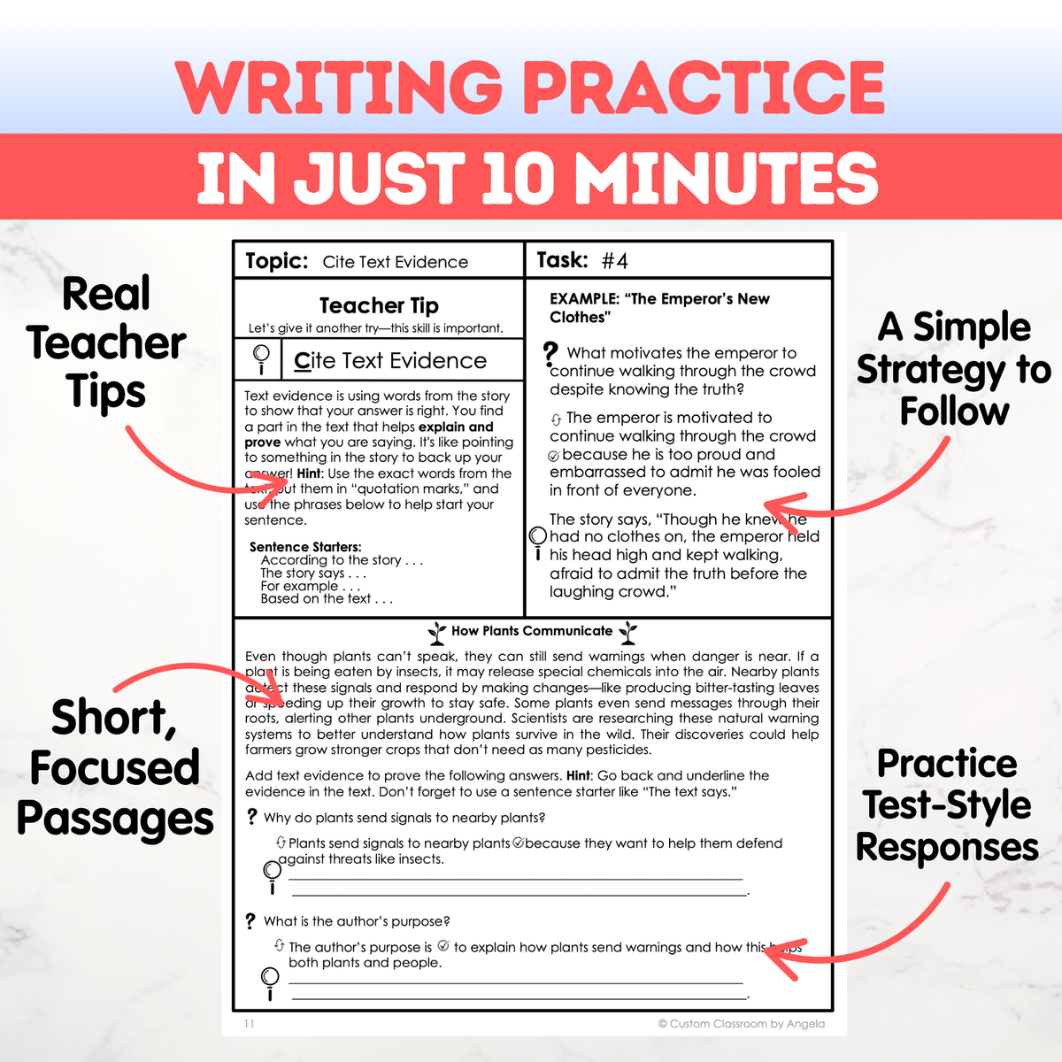 8th Grade Writing Workbook