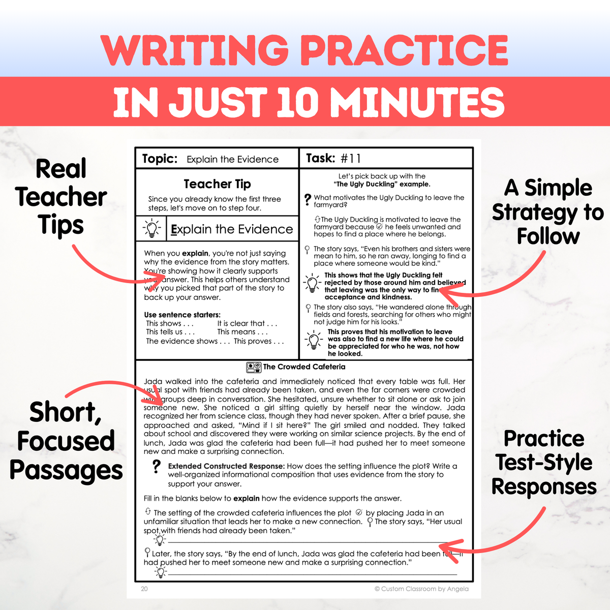 6th Grade Writing Workbook