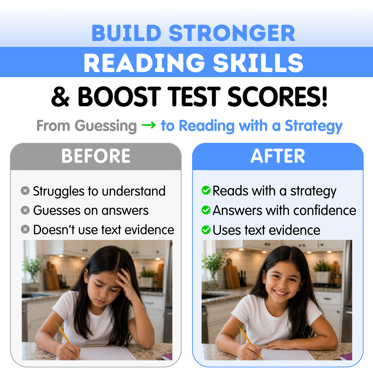 1st Grade Reading Comprehension Workbook