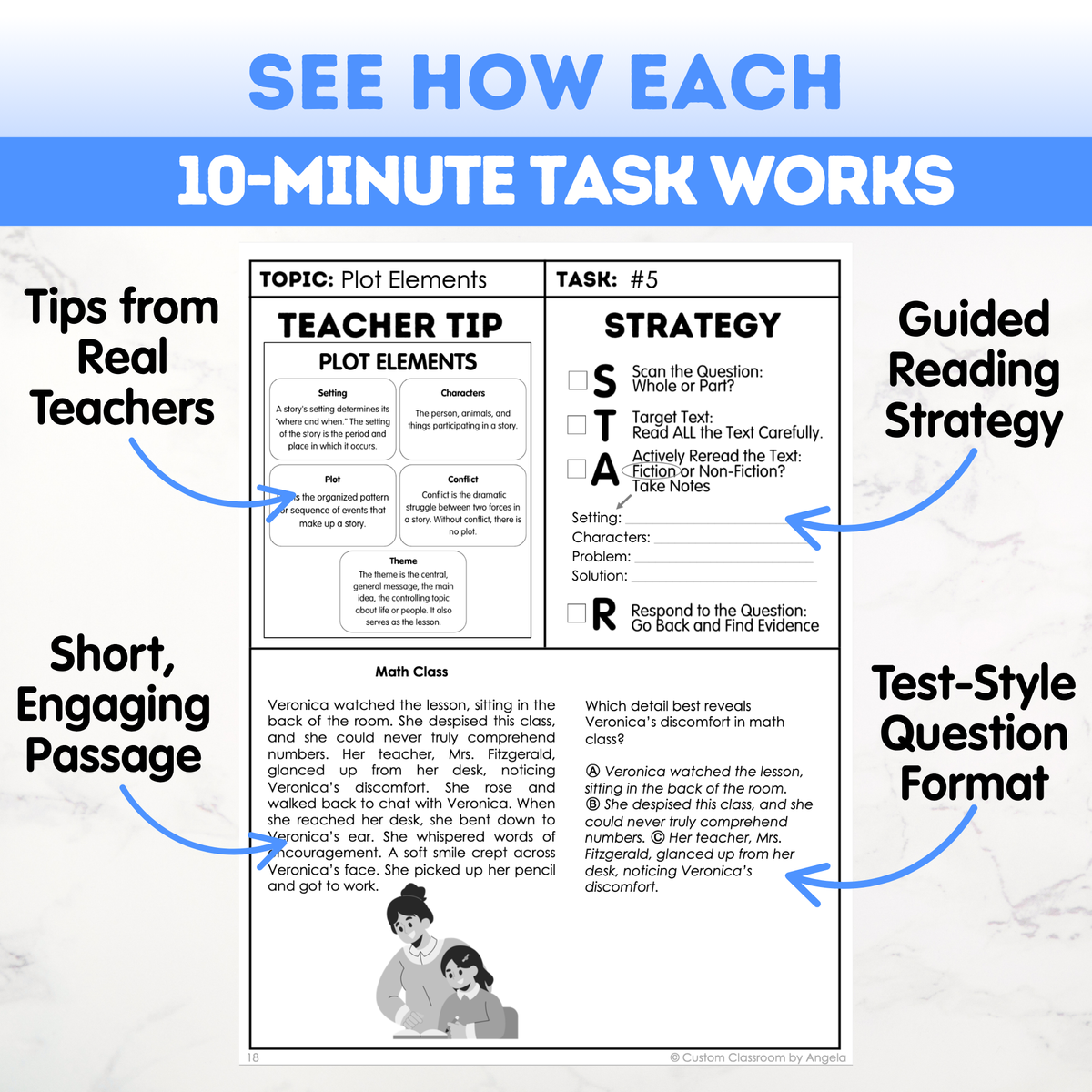 4th Grade Reading Comprehension Workbook