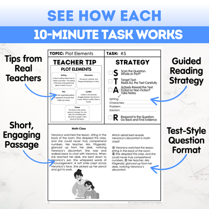 4th Grade Reading Comprehension Workbook