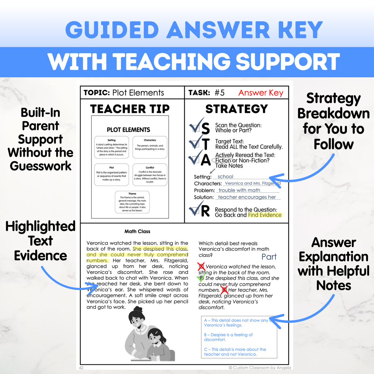 4th Grade Reading Comprehension Workbook