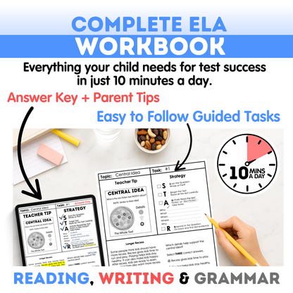 2nd Grade Reading, Writing & Grammar Bundle