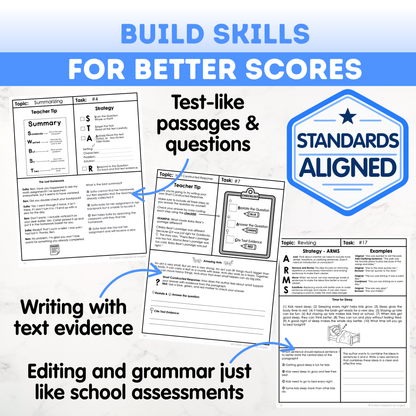 2nd Grade Reading, Writing & Grammar Bundle