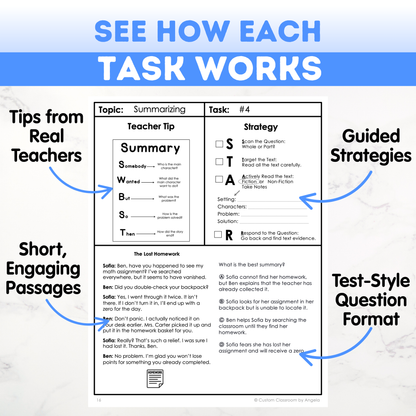 2nd Grade Reading, Writing & Grammar Bundle