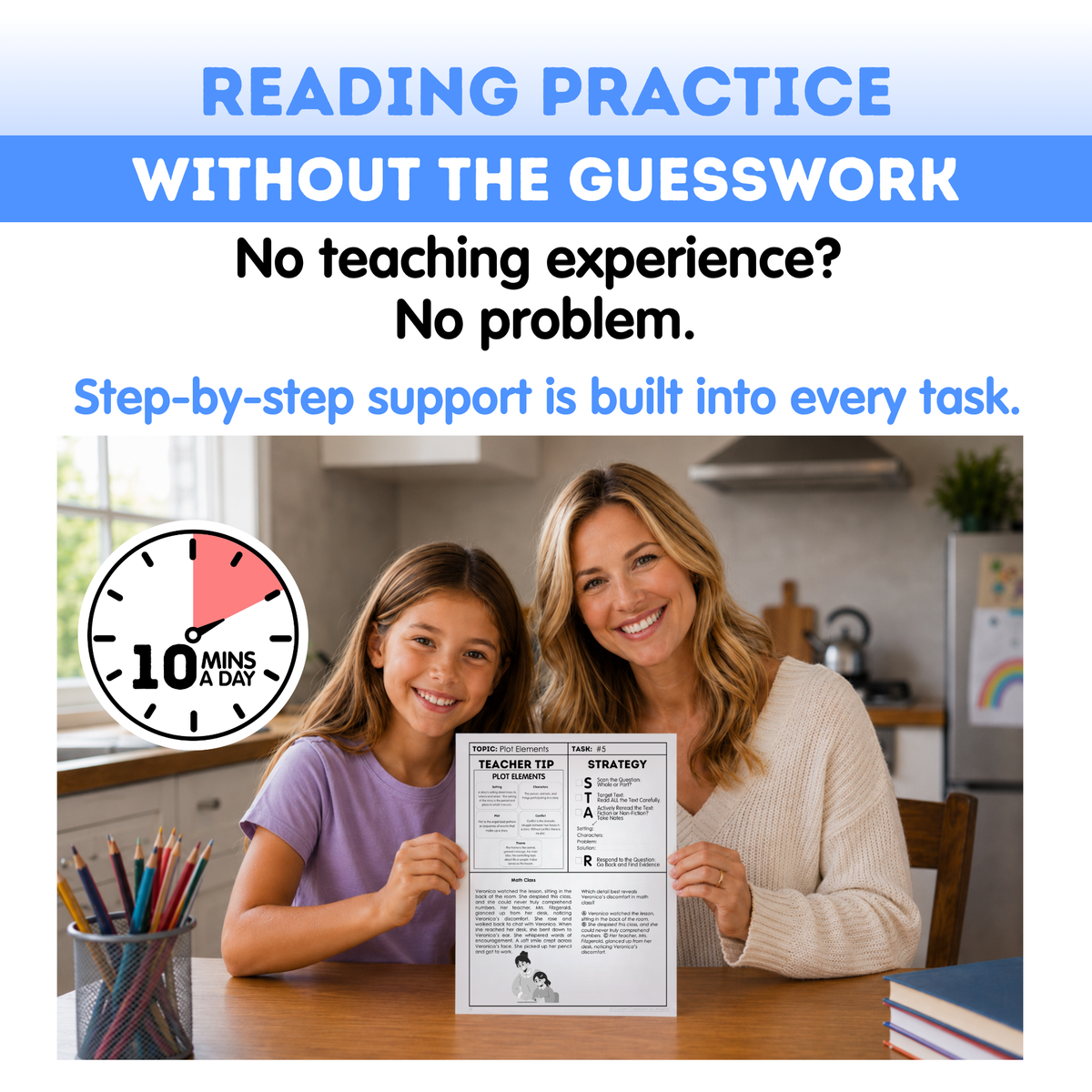 4th Grade Reading Comprehension Workbook