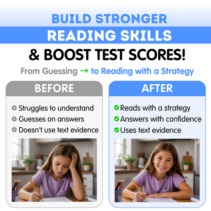 4th Grade Reading Comprehension Workbook