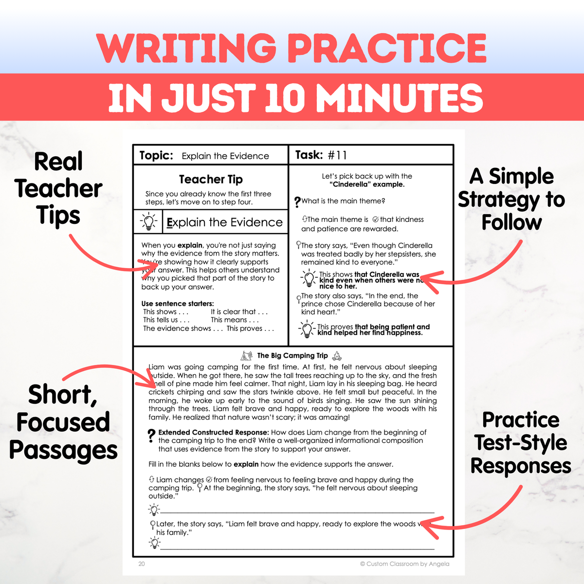 4th Grade Writing Workbook
