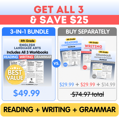 4th Grade Writing Workbook
