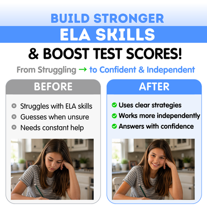 5th Grade Reading, Writing & Grammar Bundle