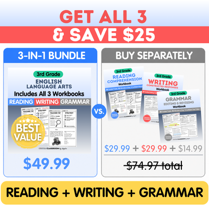 3rd Grade Writing Workbook