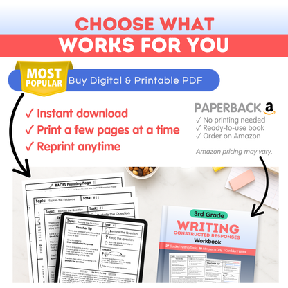 3rd Grade Writing Workbook