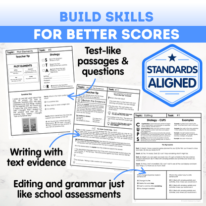 3rd Grade Reading, Writing & Grammar Bundle