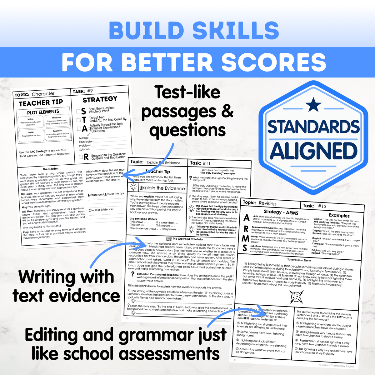 6th Grade Reading, Writing & Grammar Bundle