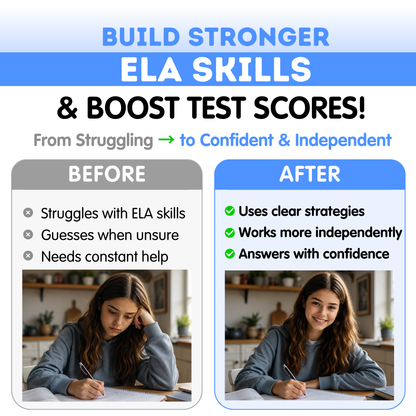 7th Grade Reading, Writing & Grammar Bundle