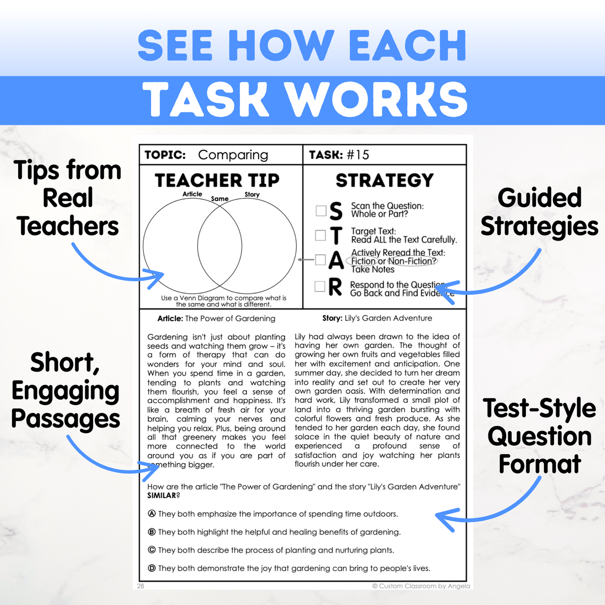 8th Grade Reading, Writing & Grammar Bundle