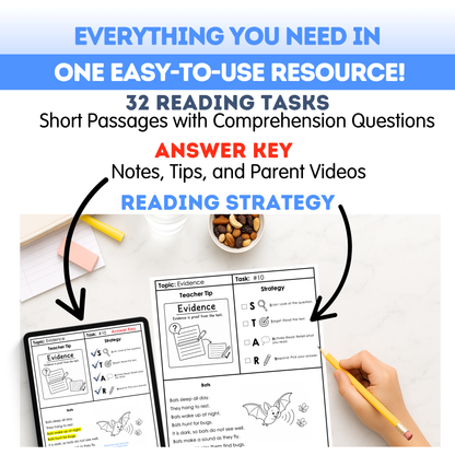 1st Grade Reading Comprehension Workbook