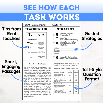 6th Grade Reading, Writing & Grammar Bundle