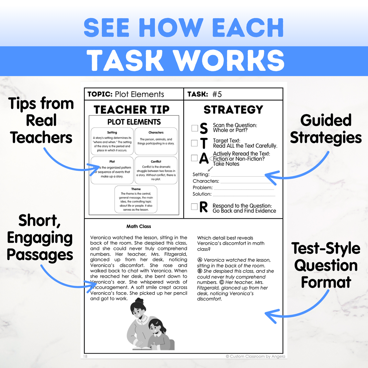 4th Grade Reading, Writing & Grammar Bundle