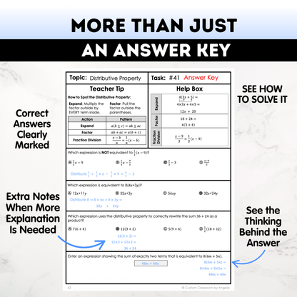 6th Grade Math Test Prep Workbook